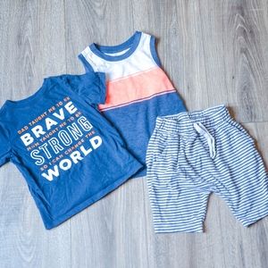 BUNDLE: t-shirt tank french-terry drawstring short
